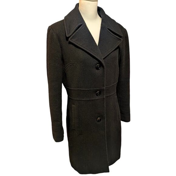 Kenneth Cole Reaction Wool Blend Winter Coat Size 12 - Picture 2 of 6